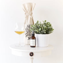 Load image into Gallery viewer, Eat, Drink and Be Scary Cotton Canvas Wine Bag