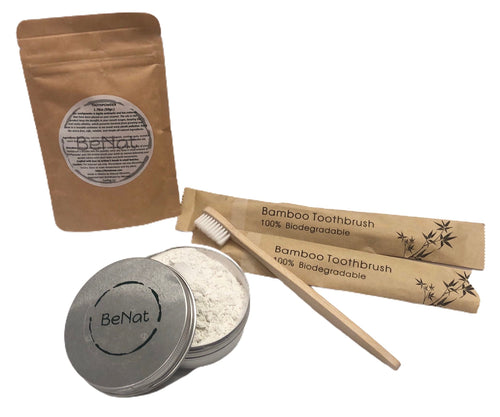 Toothpowder + Toothbrush Bundle