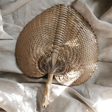 Load image into Gallery viewer, Balinese Woven Hand Fan &quot;Ono&quot; Toasted