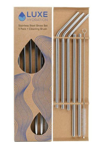 Stainless Steel Straw Set
