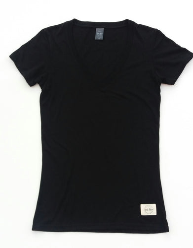 Ladies V Neck Bamboo T-shirt