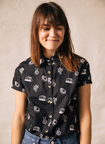 No Problemo Women's Button-Up Top