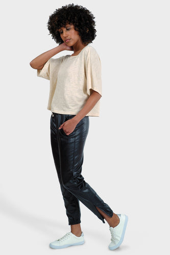 HEATHER ALMOND CROP TOP